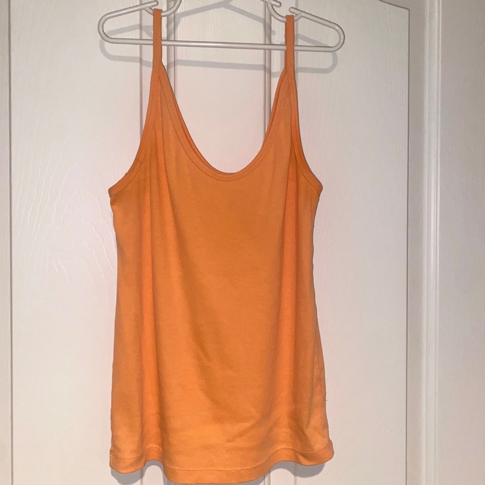 Orange tank top